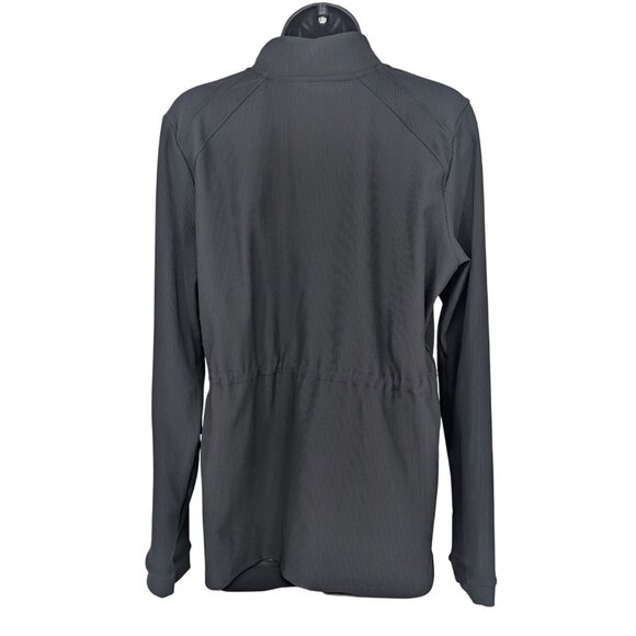 Hurley Zip Up Drawstring Performance Jacket Women Size XL Athleisure Minimalist - Picture 2 of 10